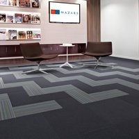 gemusterte Teppichfliesen